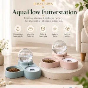 💧Royal Paws™ AquaFlow Futterstation